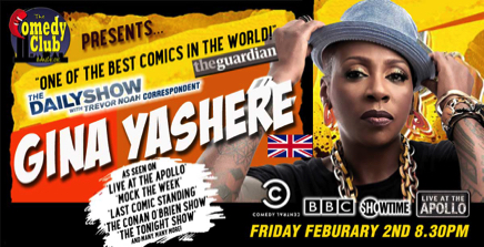 Poster for Gina Yashere, Friday 2 February 2018