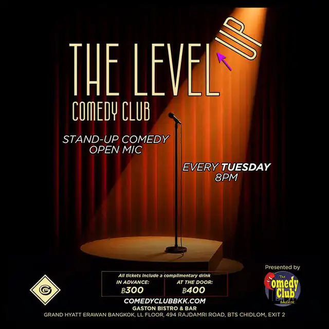 Poster for The Level Up Comedy Club