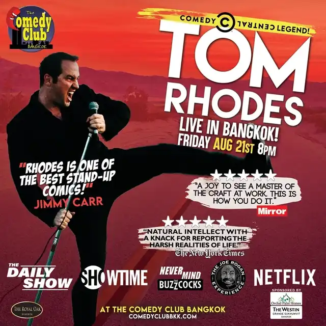 Poster for Tom Rhodes — Live in Bangkok