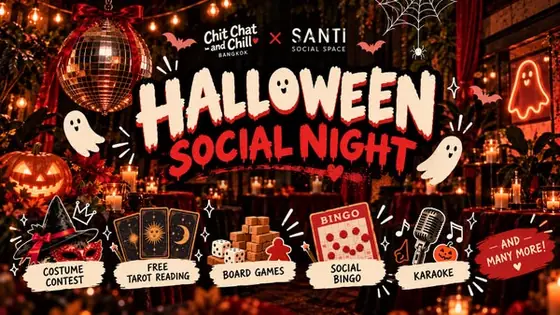 Poster for Halloween Social Night
