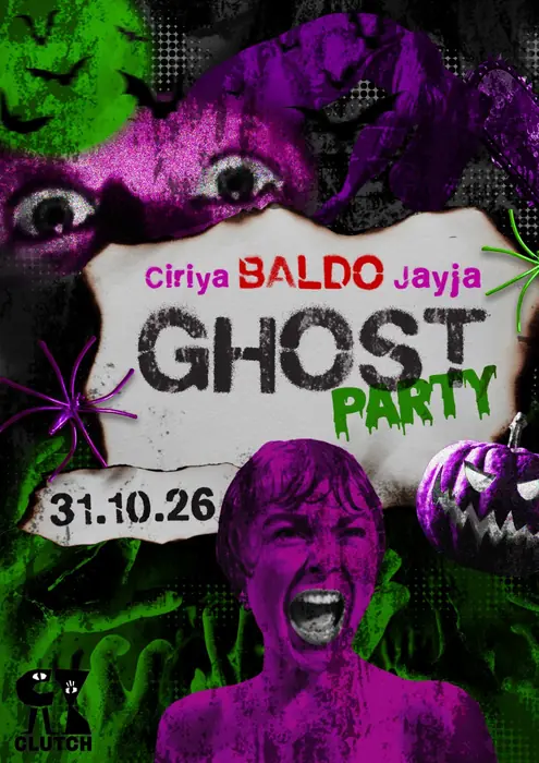Poster for Clutch Halloween with Baldo