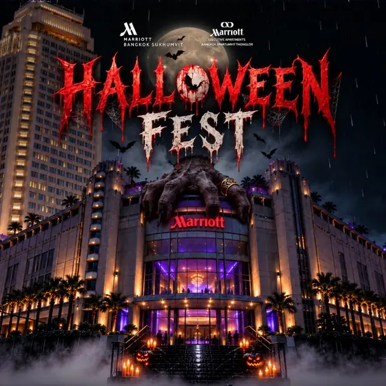 Poster for Halloween Feast at the Marriott