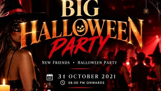Poster for Big Halloween Party