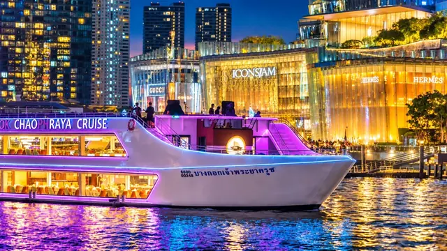 Bangkok Chaophraya Cruise in front of ICONSIAM