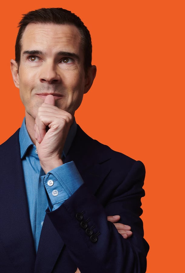 Jimmy Carr in the Laughs Funny tour photograph
