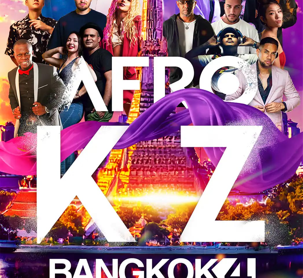 AfroKiz Bangkok Festival poster, fourth edition, at Shanghai Mansion
