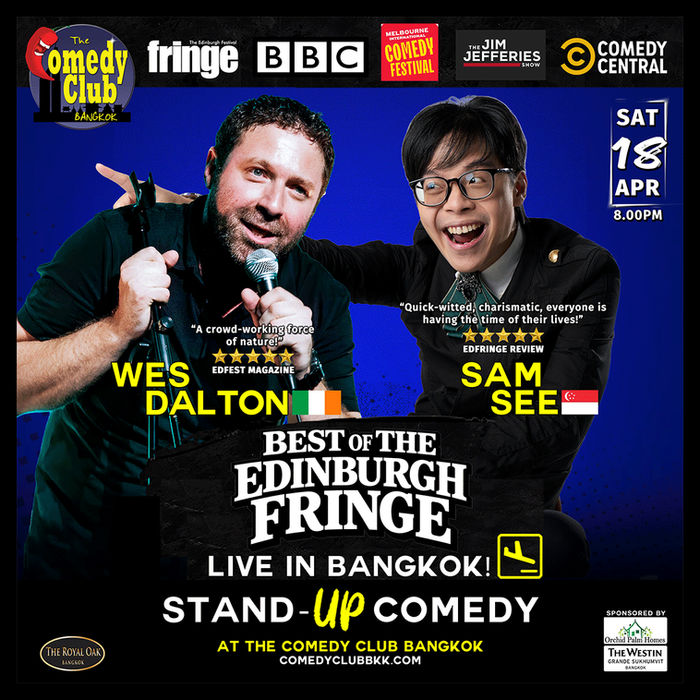 Poster for Best of the Edinburgh Fringe: Wes Dalton & Sam See, Saturday 18 April 2026