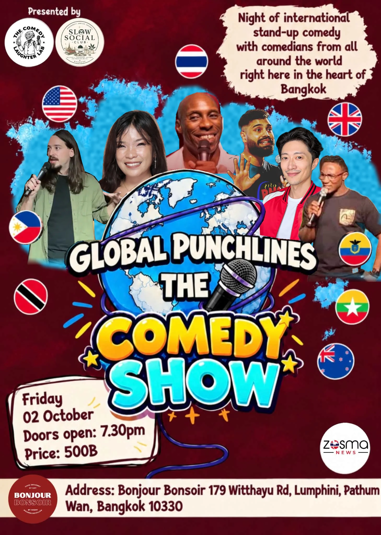 Poster for Global Punchlines: The Comedy Show