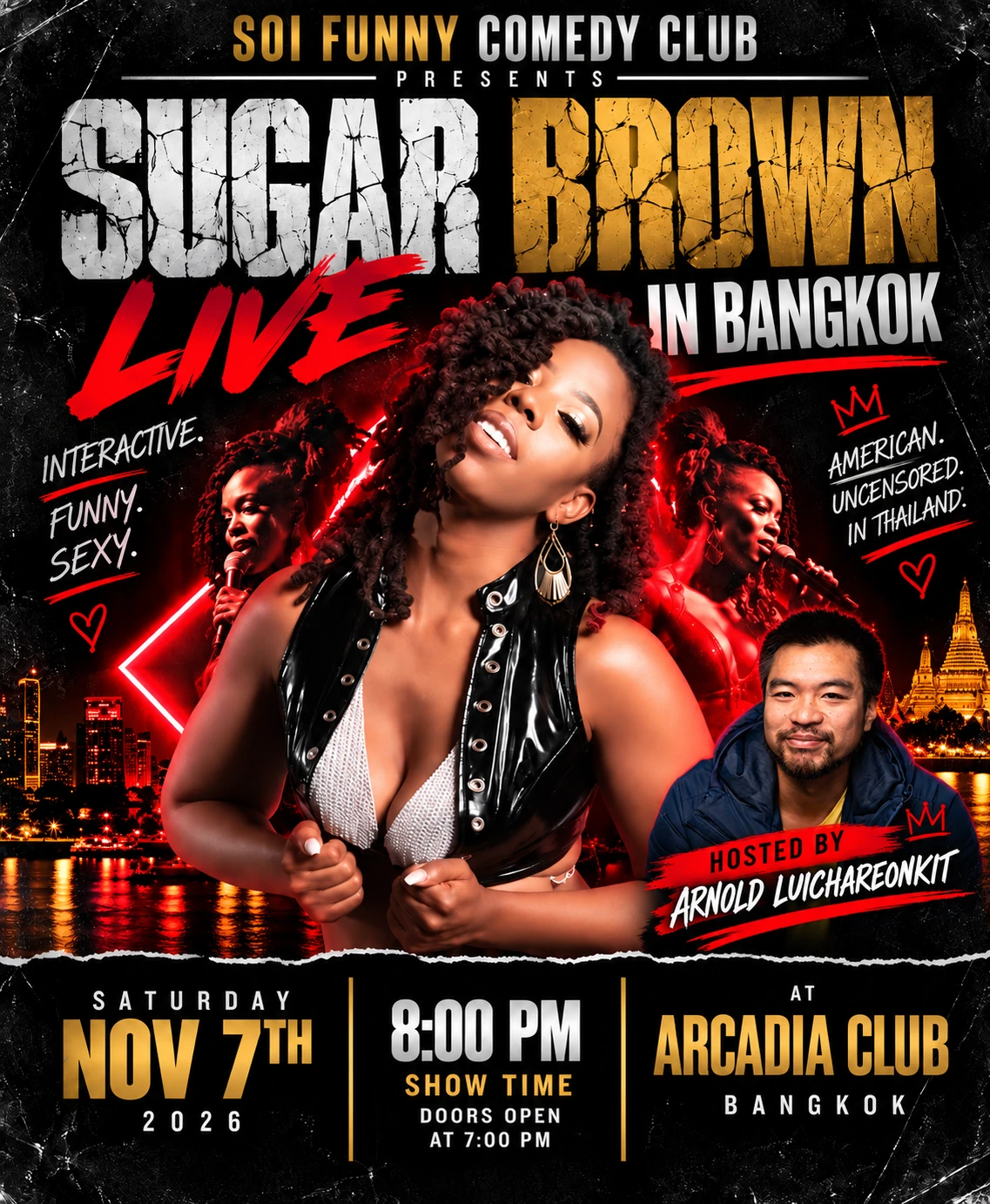 Poster for Sugar Brown Comedy Experience: Live in Bangkok