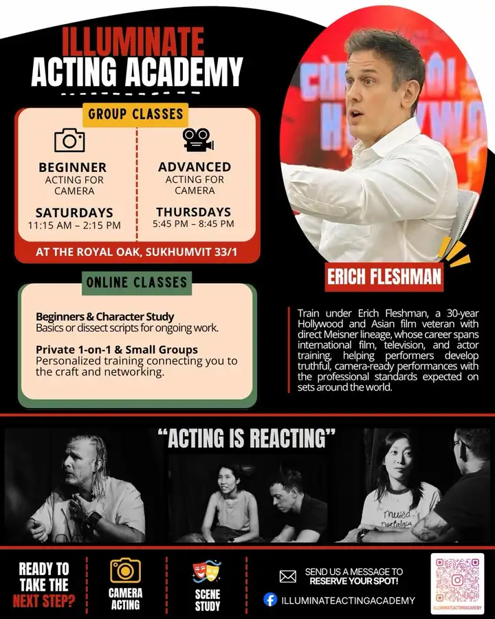 Poster for Advanced Acting for Camera