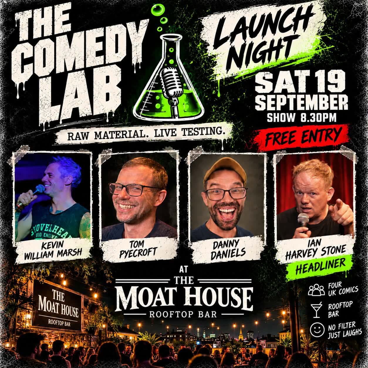 Poster for The Comedy Lab: Launch Night