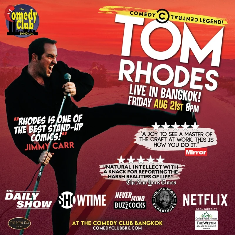 Poster for Tom Rhodes: Live in Bangkok