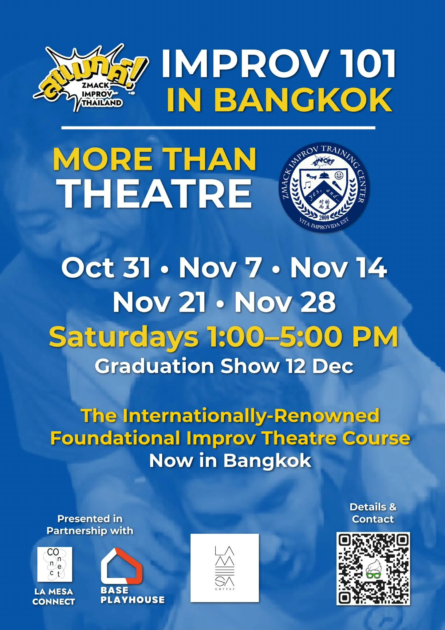 Poster for Improv 101 in Bangkok