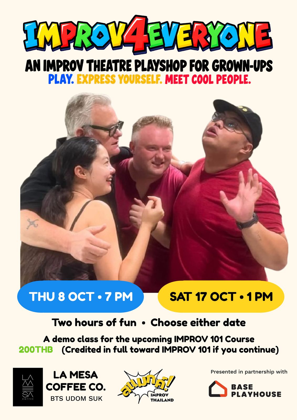 Poster for Improv for Everyone