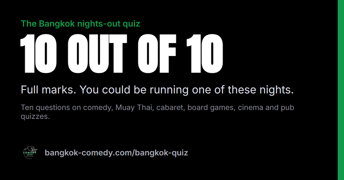 Your score card